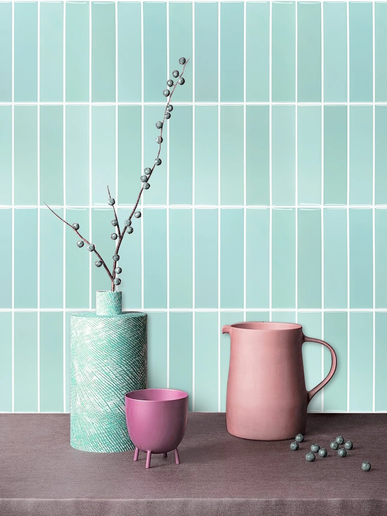 10-Pack 3D Peel & Stick Wall Tiles ✨ Waterproof PVC Panels for Home Décor – Easy DIY Upgrade! 🏡🌈