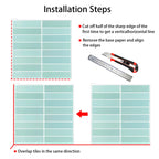 10-Pack 3D Peel & Stick Wall Tiles ✨ Waterproof PVC Panels for Home Décor – Easy DIY Upgrade! 🏡🌈