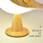 🐦✨ Wooden Bird LED Night Lamp – Touch & Rechargeable