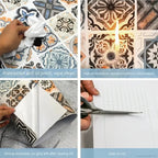 🌟 3D Waterproof Kitchen & Cabinet Wall Stickers – Peel & Stick PVC Tiles 🌟