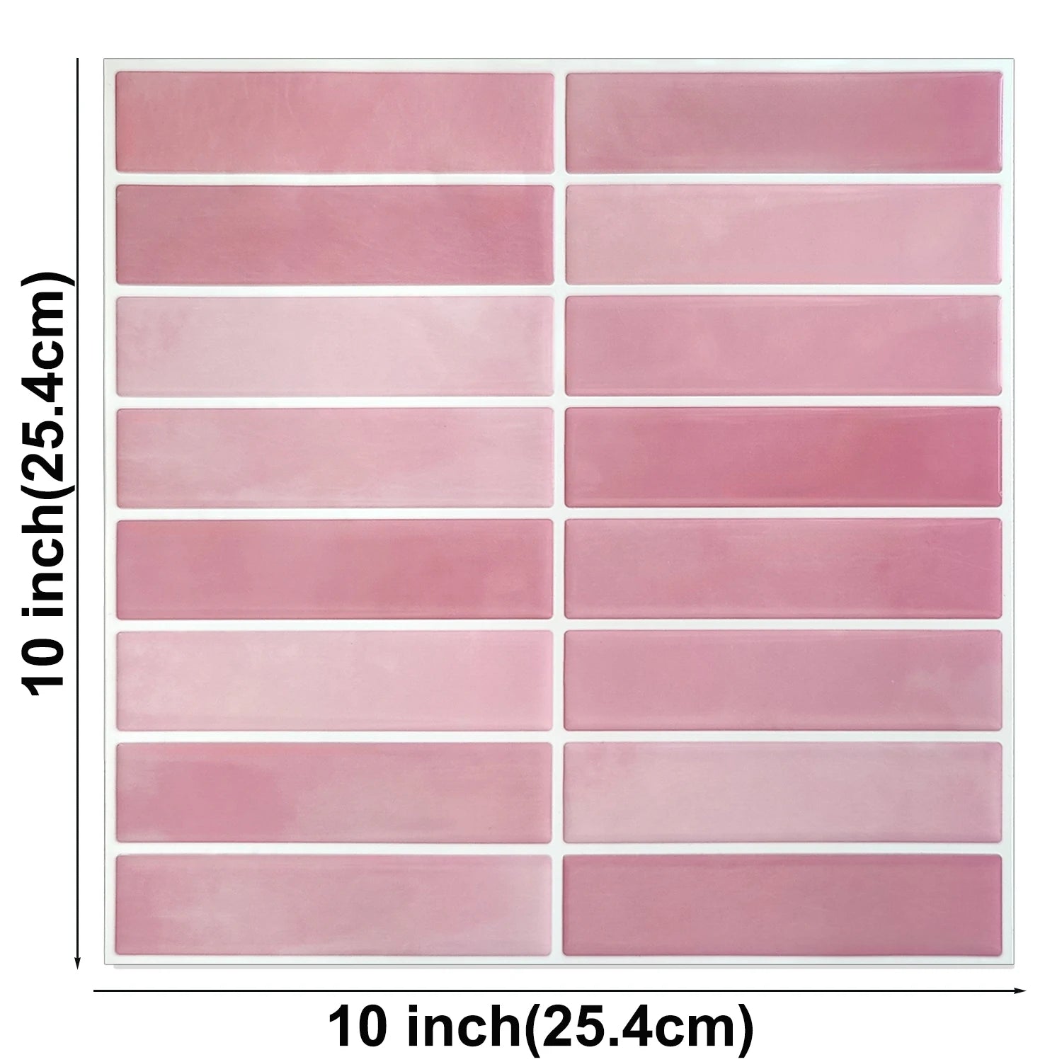 10-Pack 3D Peel & Stick Wall Tiles ✨ Waterproof PVC Panels for Home Décor – Easy DIY Upgrade! 🏡🌈