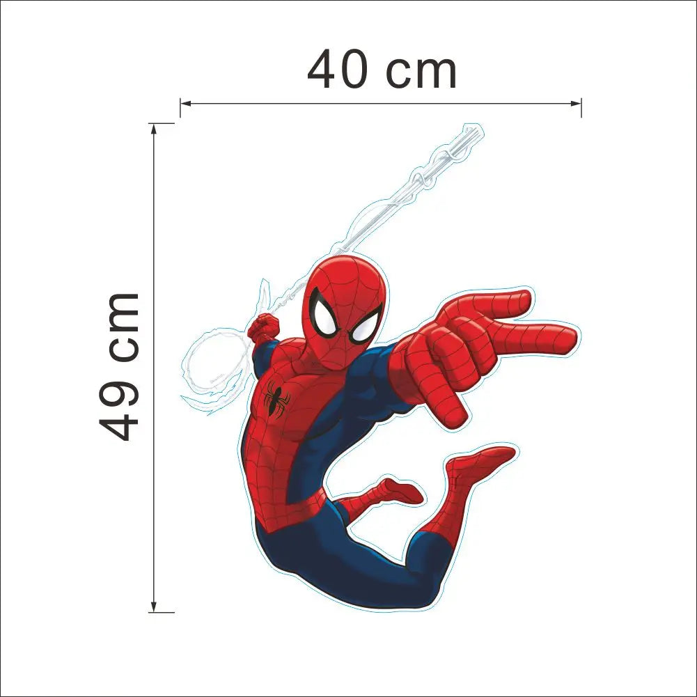 🕷️ 3D Spider-Man Wall Stickers – Room Decor for Superhero Fans 🦸‍♂️✨