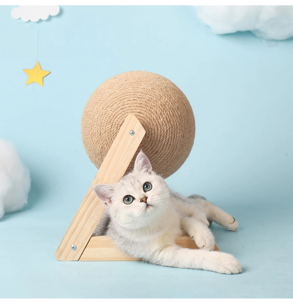 🐾 Rotating Scratcher Ball Tower for Cats 🐱✨