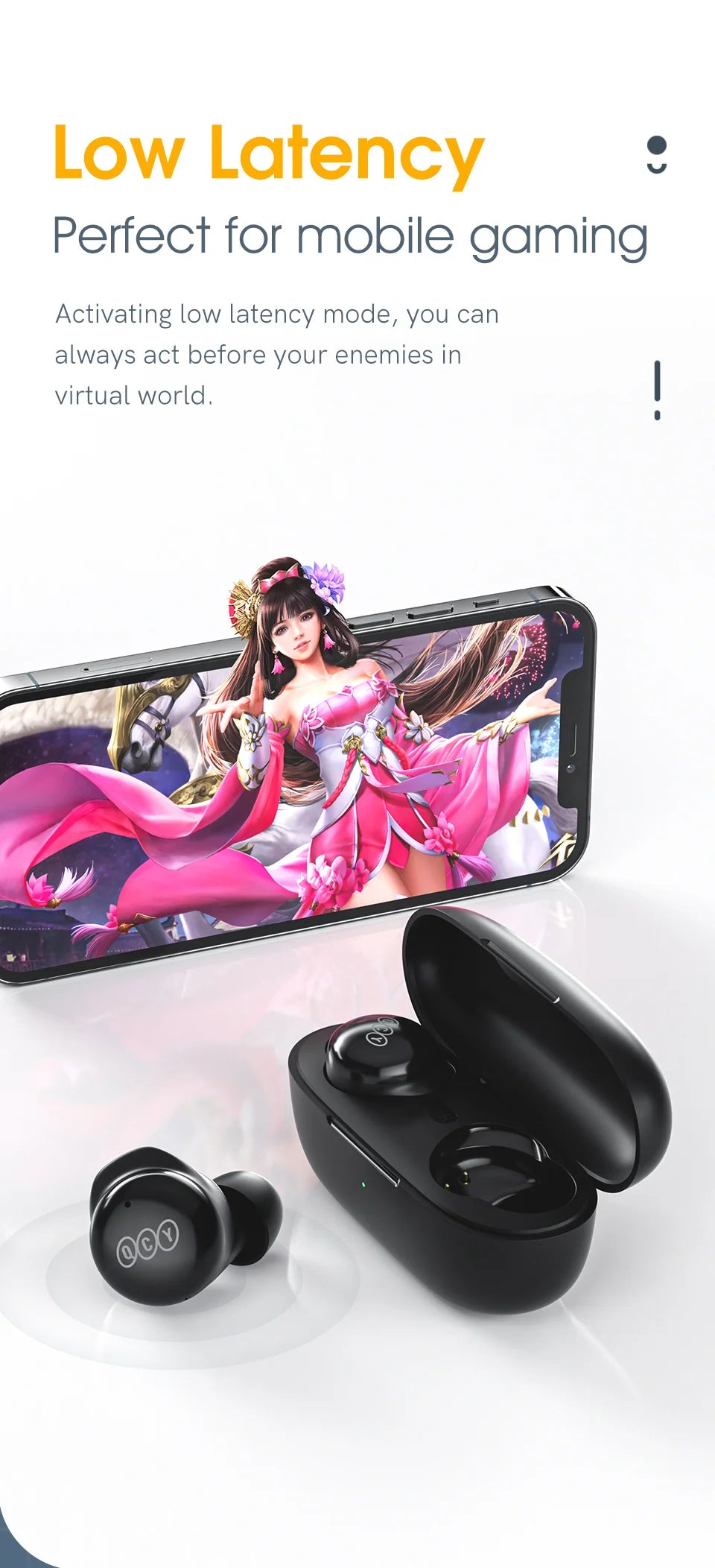 🎧 TWS Bluetooth 5.3 Earbuds – Touch Control, Low Latency 🎶