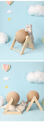 🐾 Rotating Scratcher Ball Tower for Cats 🐱✨