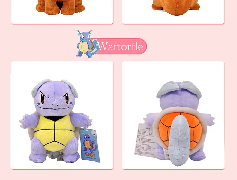 “Pokémon Plush Collection — 20–25 cm Soft & Cute Character Plushies 🧸✨”