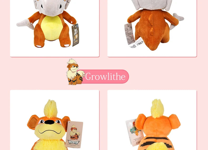 “Pokémon Plush Collection — 20–25 cm Soft & Cute Character Plushies 🧸✨”