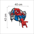 🕷️ 3D Spider-Man Wall Stickers – Room Decor for Superhero Fans 🦸‍♂️✨