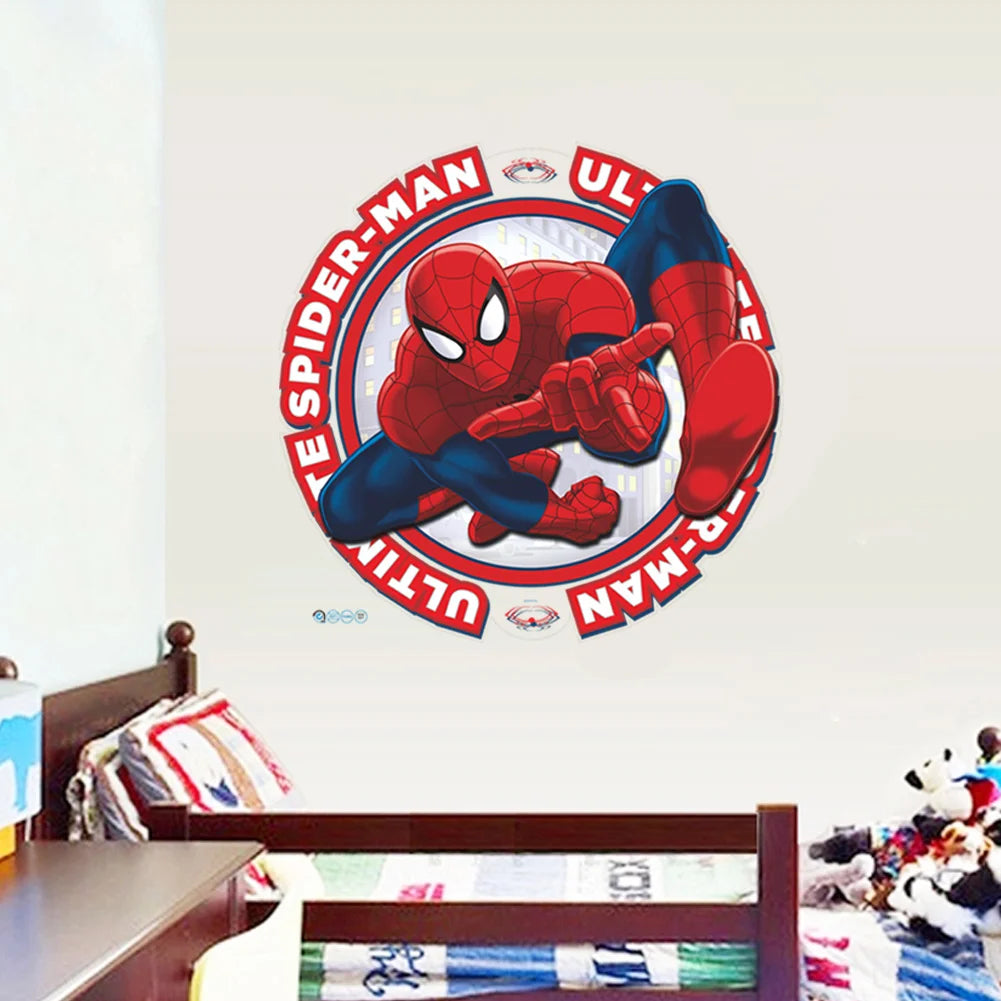 🕷️ 3D Spider-Man Wall Stickers – Room Decor for Superhero Fans 🦸‍♂️✨