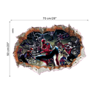 🕷️ 3D Spider-Man Wall Stickers – Room Decor for Superhero Fans 🦸‍♂️✨