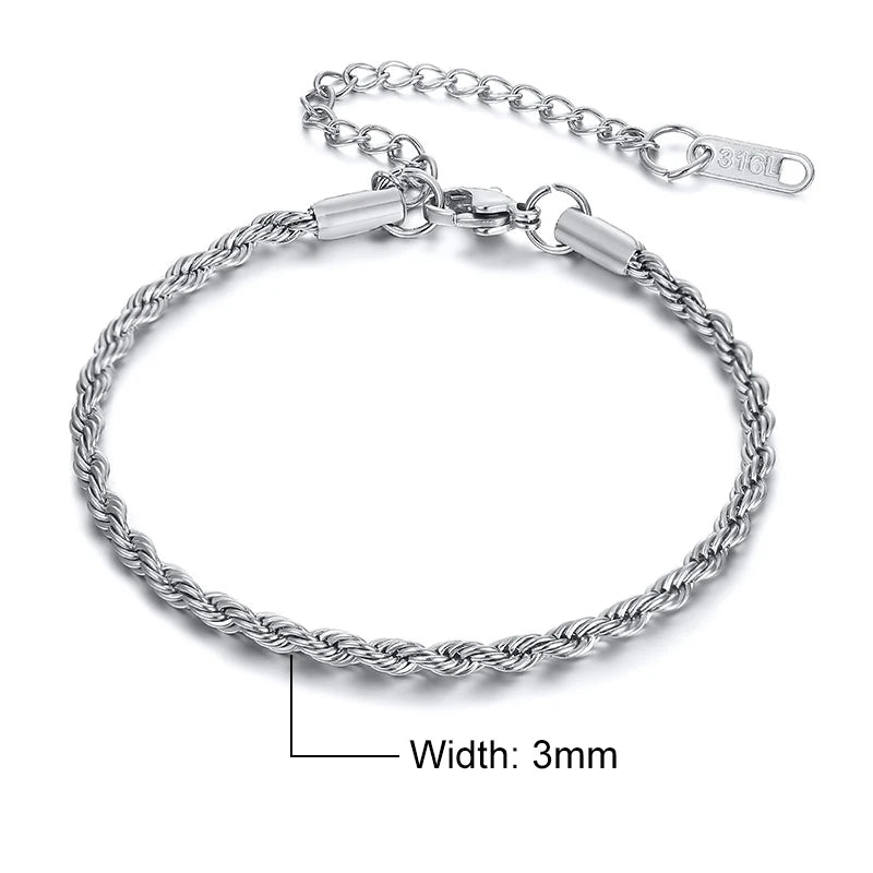 ✨ Chain-Link Bracelet – Minimalist Unisex Metal Bracelet 💫