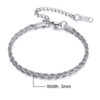 ✨ Chain-Link Bracelet – Minimalist Unisex Metal Bracelet 💫