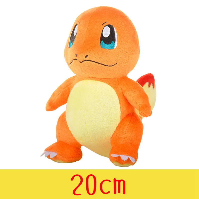 “Pokémon Plush Collection — 20–25 cm Soft & Cute Character Plushies 🧸✨”