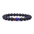 ✨ “Dual-Tone Beaded Bracelet – Natural Stone & Wood Mix | Unisex Wrist Accessory” ✨