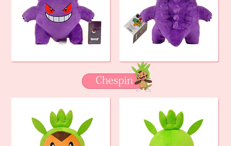 “Pokémon Plush Collection — 20–25 cm Soft & Cute Character Plushies 🧸✨”
