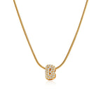 ✨ Alphabet Initial Pendant Necklace (Gold & Silver) ✨