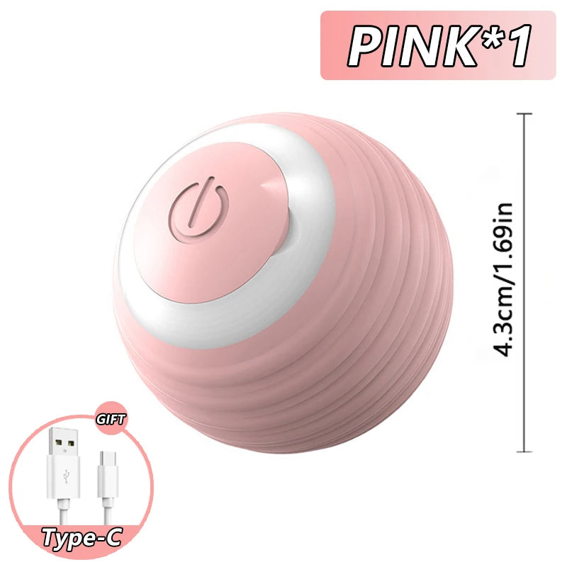 🐾 New Speedy Tail 2.0 Interactive Cat Toy – Smart Rolling Ball with Adjustable Speeds 🐾