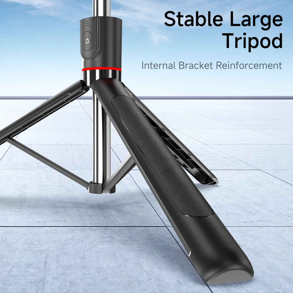 F15 68” Tripod & Selfie Stick with Wireless Remote – 360° Rotation Phone Stand for TikTok, Vlogging & Photography 📱🎬