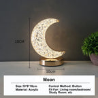 ✨ Crystal 3D Touch Lamp – Ball / Star / Cube / Moon / Track ✨
