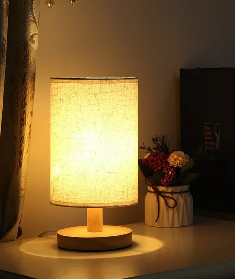 Chinese Style Minimalist LED Table Lamp - Touch, USB, Dimmable 🌙