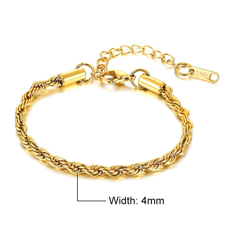✨ Chain-Link Bracelet – Minimalist Unisex Metal Bracelet 💫