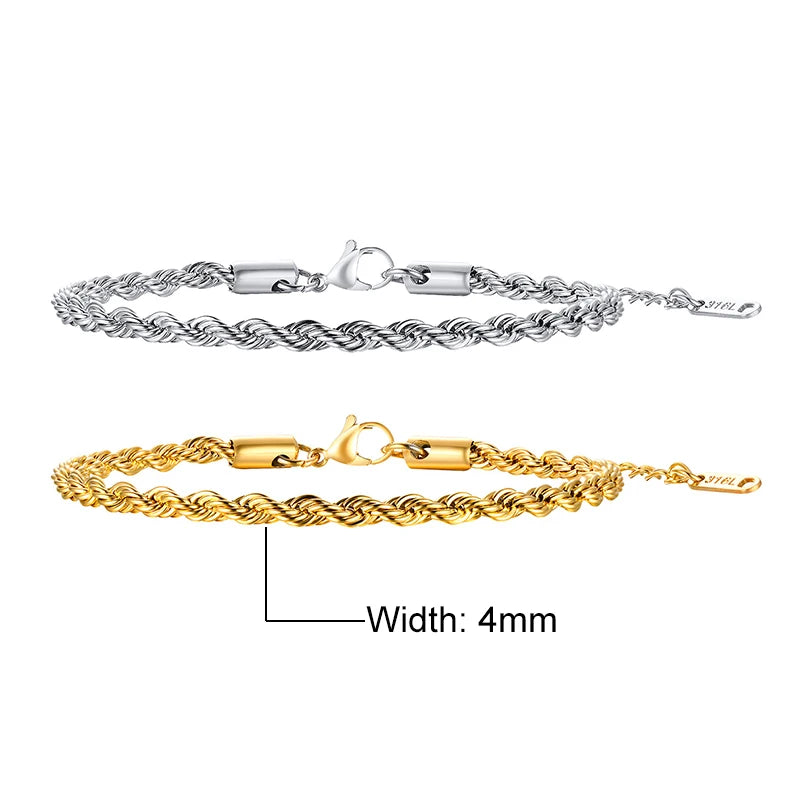 ✨ Chain-Link Bracelet – Minimalist Unisex Metal Bracelet 💫
