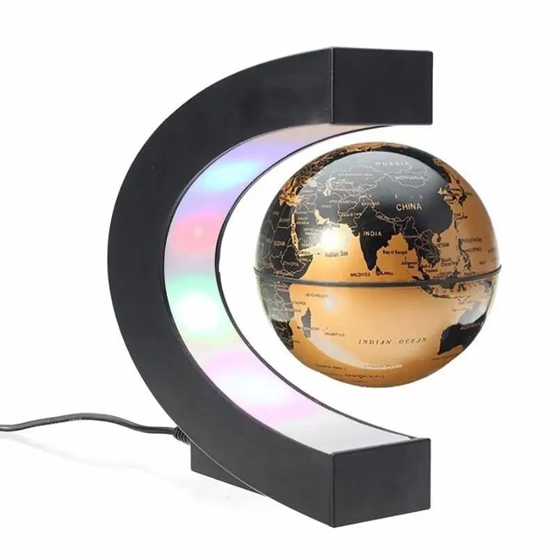 🌍 LED Floating Globe with Magnetic Levitation - Decorative Anti-gravity Lamp