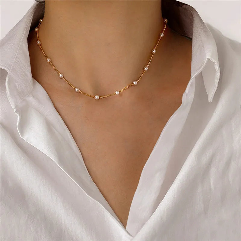 ✨ Pearl Elegance Necklace – Chic Women’s Layered Pearl Jewelry 💖✨