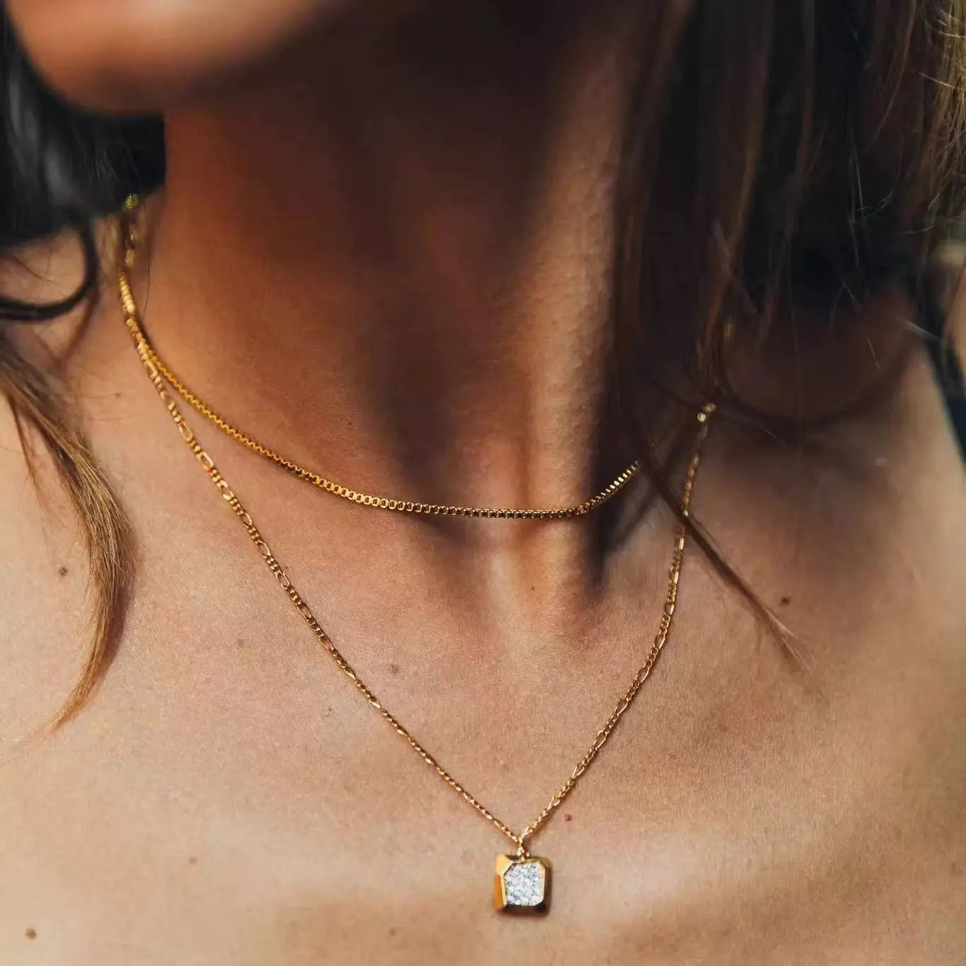 ✨ Unisex Minimalist Chain Necklace – Gold & Silver (Multiple Lengths) ✨