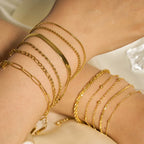 ✨ Golden Minimalist Women’s Bracelets – Multiple Styles 🌟