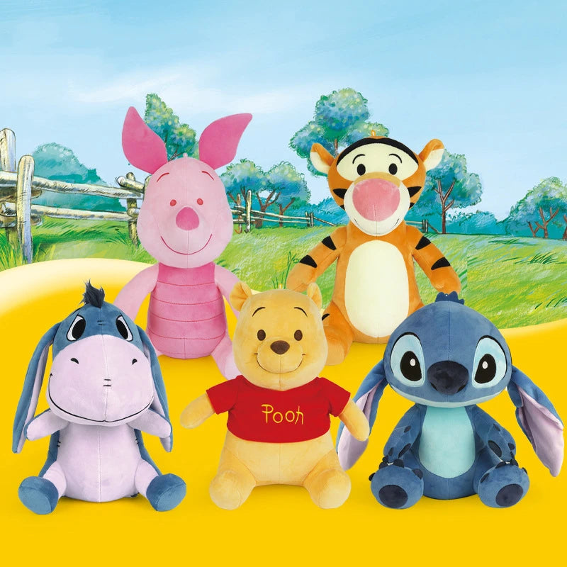 🧸 Winnie the Pooh Plush – Pooh, Tigger, Piglet & Eeyore (22cm)