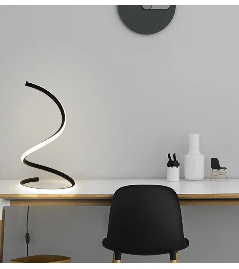 ✨ Nordic LED Table Lamp – Modern Acrylic & Metal Table Lamp