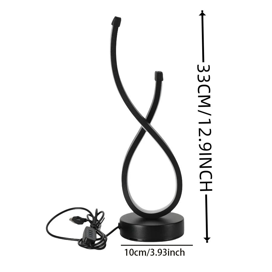 ✨ LED Table Lamp - Modern Design & Night Light 🌙