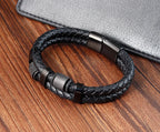 🔥 Men’s Leather Bracelet Collection – Multi-Style Modern Designs 🖤✨