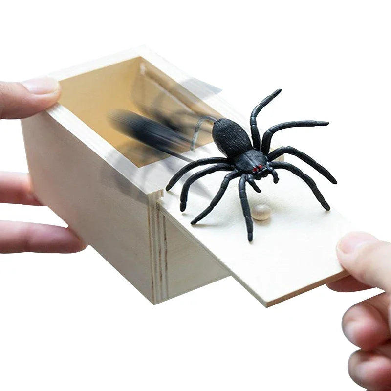 🕷️ Surprise Spider Prank Box – Funny Jump Scare Toy 🎁😱