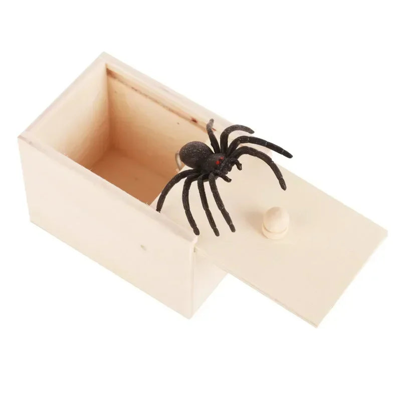 🕷️ Surprise Spider Prank Box – Funny Jump Scare Toy 🎁😱