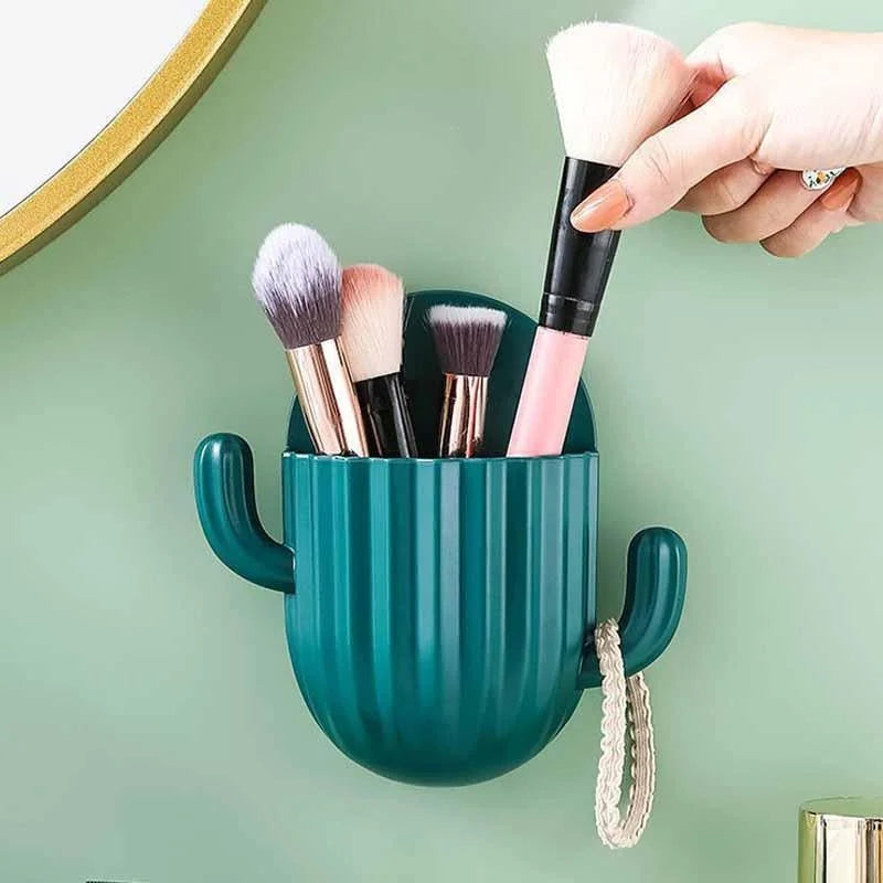 Cactus Wall Holder 🌵 - Toothbrush Holder / Multi-purpose Remote Control Holder