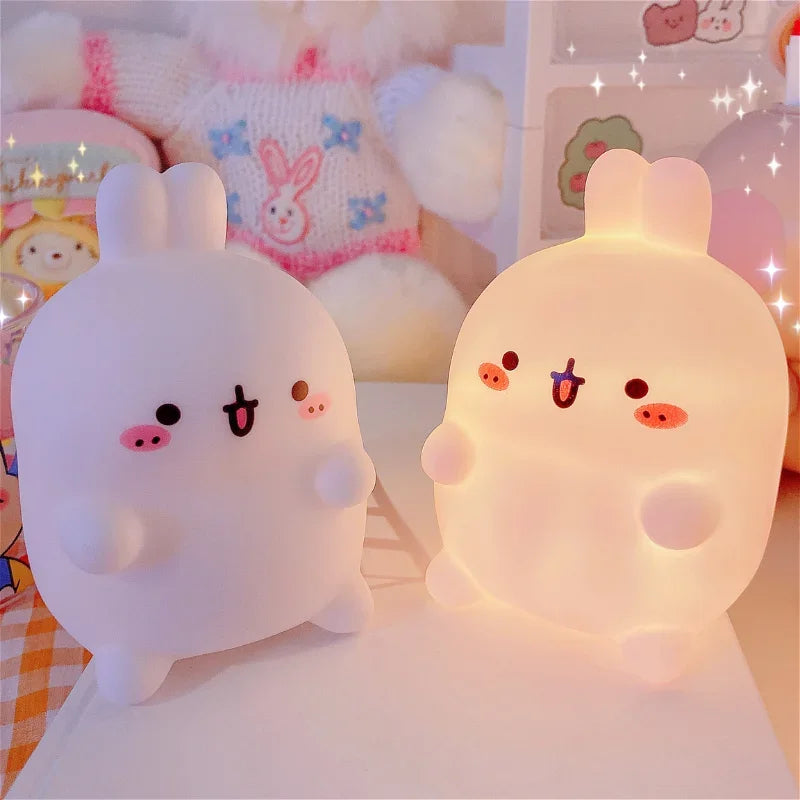 Cute Bunny LED Night Light – Rechargeable Night Light for Bedroom | 4 Variants 🐰✨
