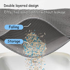 Double-Layer Cat Litter Trapping Mat 🐾 | Waterproof, Easy-Clean & Anti-Tracking