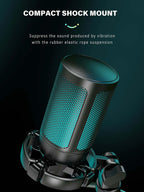 🎤 RGB USB Gaming Microphone – Perfect for TikTok & Streaming! 🌈✨