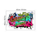 🔥 3D Gamer Wall Stickers – Broken Wall Effect 🎮✨