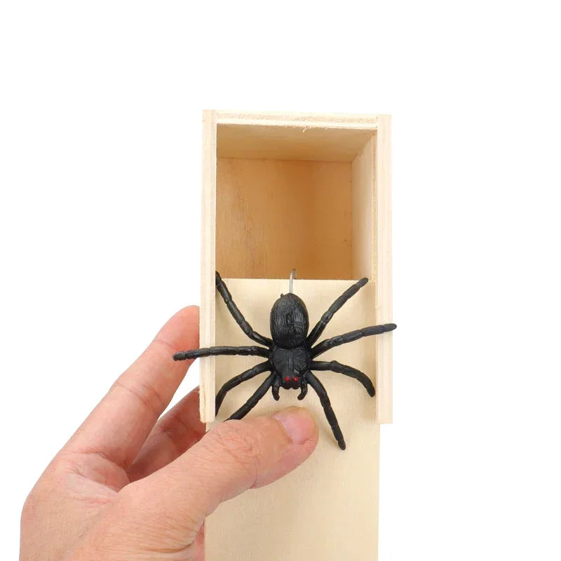🕷️ Surprise Spider Prank Box – Funny Jump Scare Toy 🎁😱