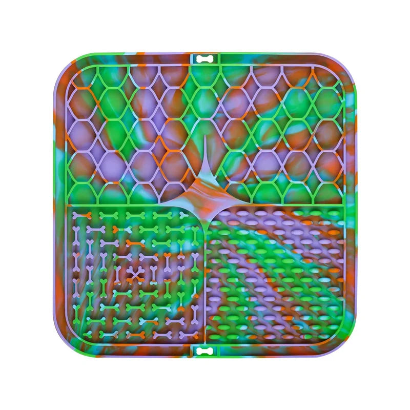 🌟 Silicone Slow-Feeding Mat for Dogs & Cats 🐾 | Lick Pad Anti-Anxiety & Training Tool