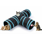 🐾 Multi-Tunnel Cat Adventure Toy – Interactive Play Tunnel for Curious Cats 🐱✨