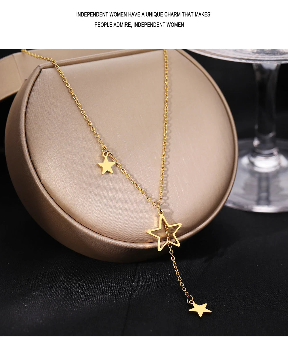 ✨ Elegant Minimalist Chain Necklace – Gold & Silver ✨