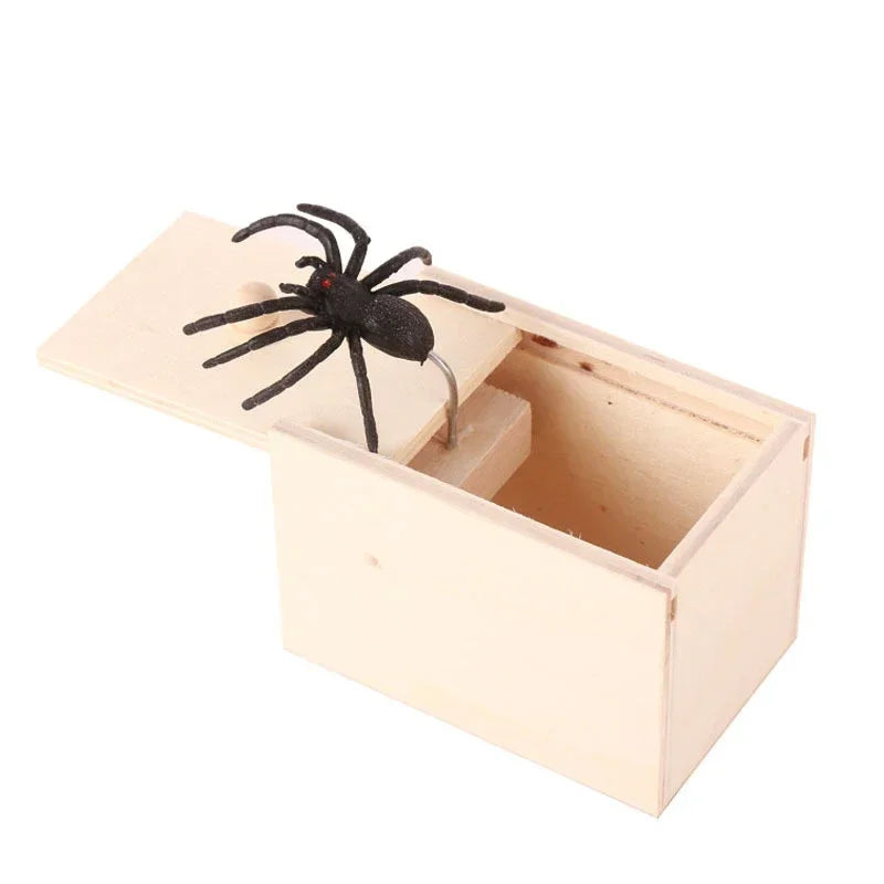 🕷️ Surprise Spider Prank Box – Funny Jump Scare Toy 🎁😱