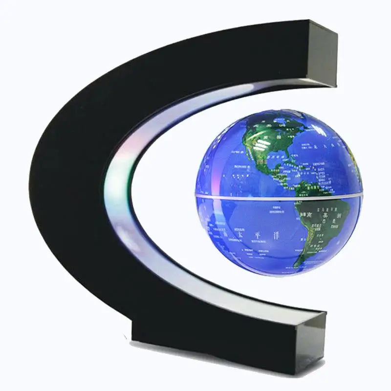 🌍 LED Floating Globe with Magnetic Levitation - Decorative Anti-gravity Lamp