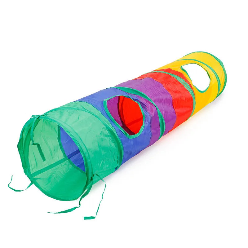 🐾 Multi-Tunnel Cat Adventure Toy – Interactive Play Tunnel for Curious Cats 🐱✨