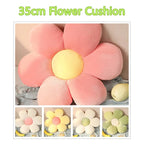 Peluche Coloured Flower 35cm - Soft Decorative Pillow 🌼✨