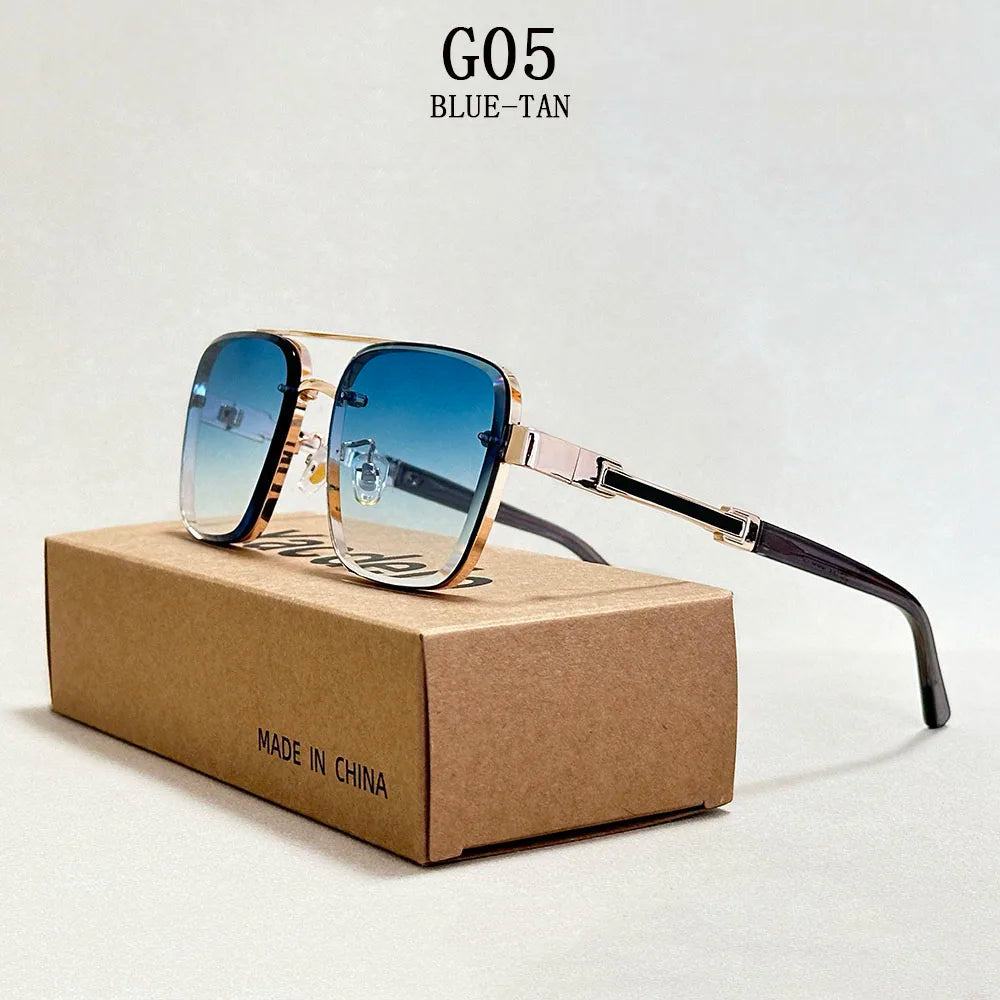 🕶️ Sunglasses Luxury Square – Unisex, Fashion & Premium Look